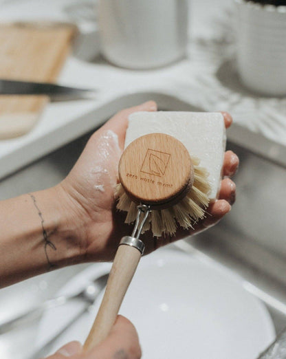 Wooden Dish Brush with Replaceable Head