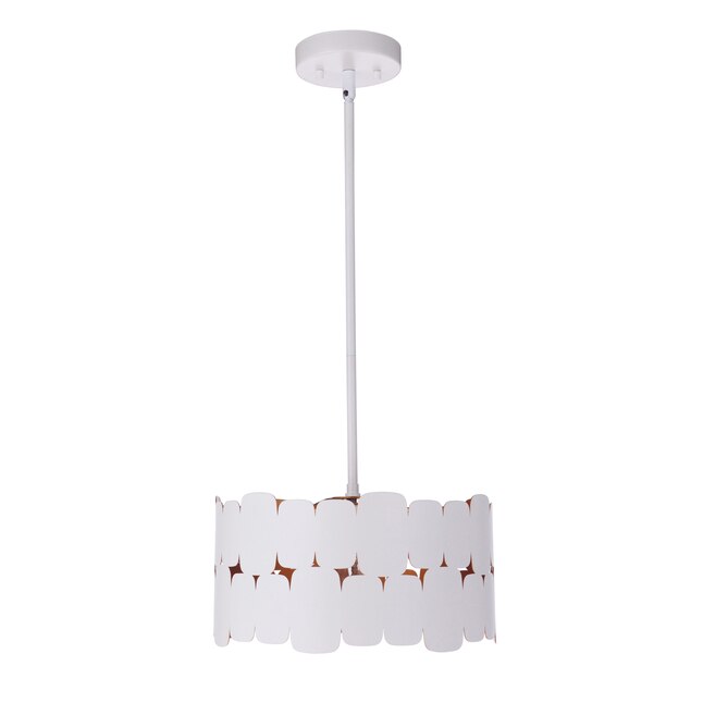 Sabrinia Pendant/Semi Flush (White)