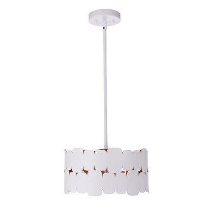 Sabrinia Pendant/Semi Flush (White)