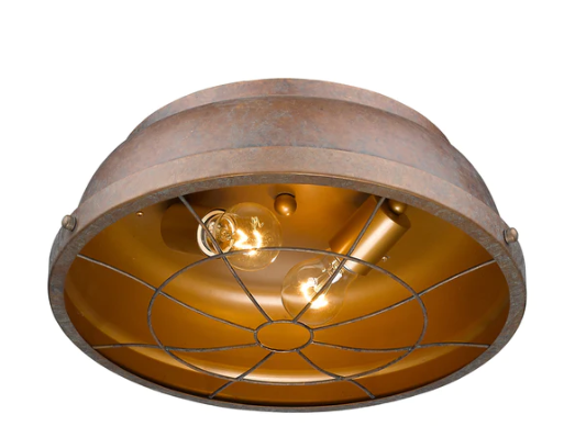 Bartlett Flush Mount- Copper