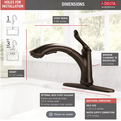 Linden Kitchen Sink- Bronze