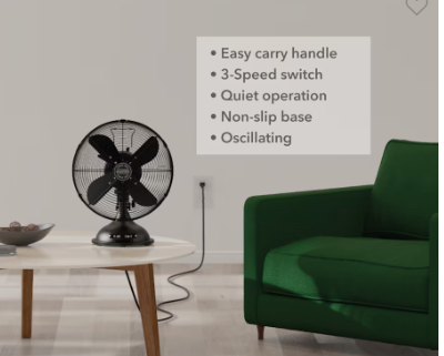 Hunter Portable Desk Fan