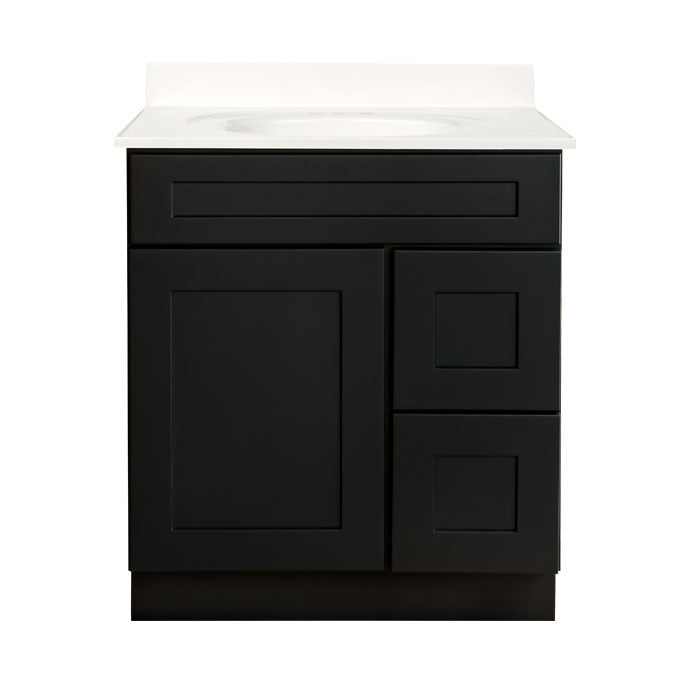 Shaker Black Vanity