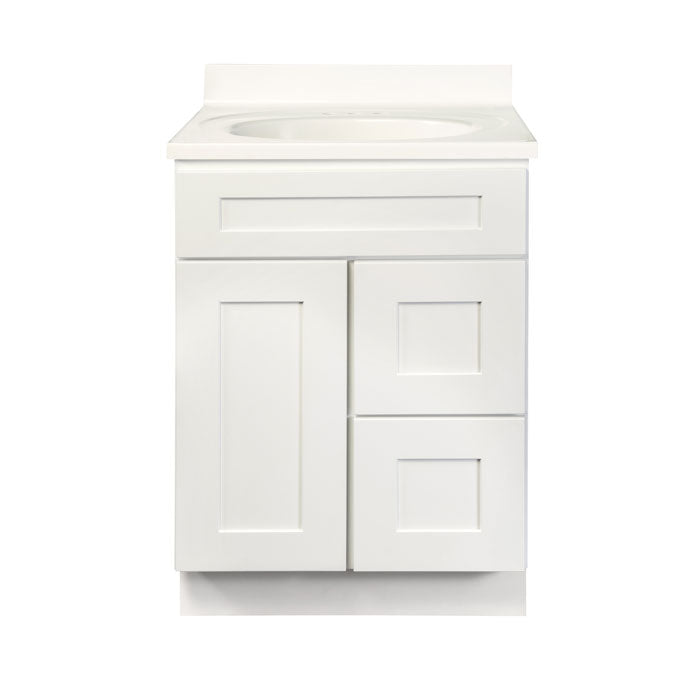 Shaker White Vanity