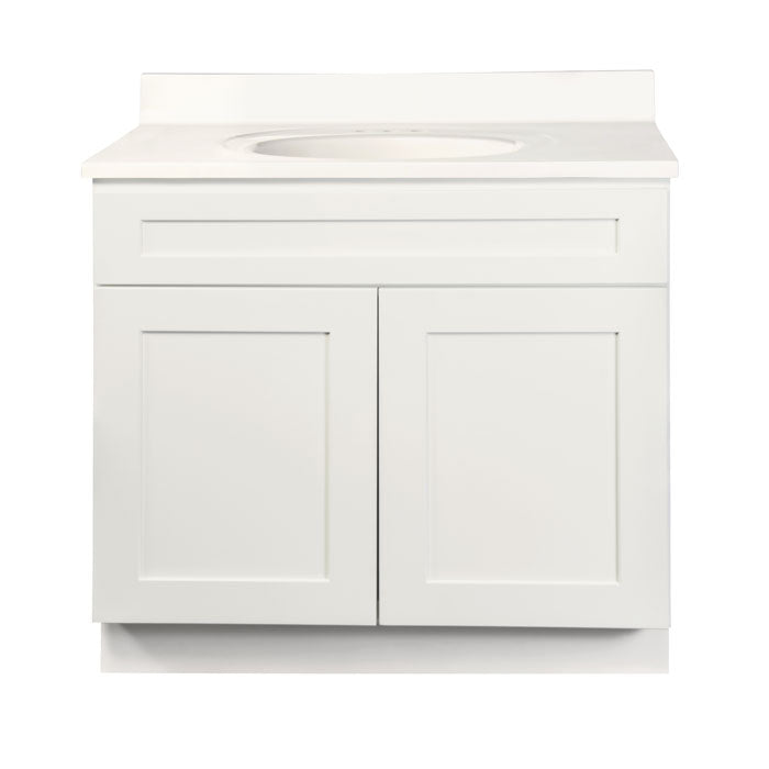 Shaker White Vanity