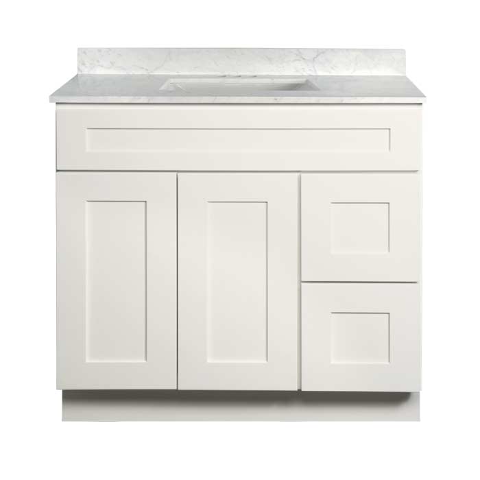 Shaker White Vanity