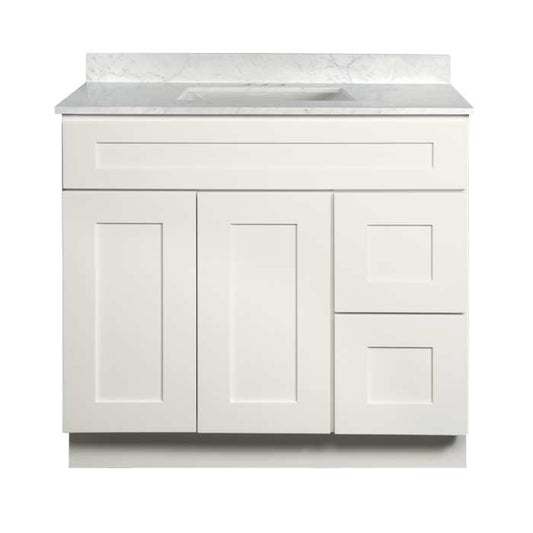 Shaker White Vanity