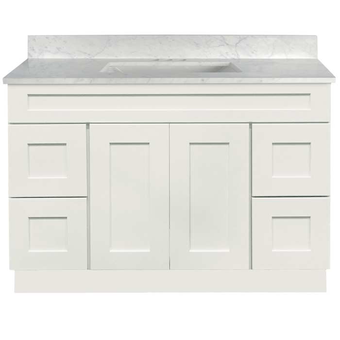 Shaker White Vanity