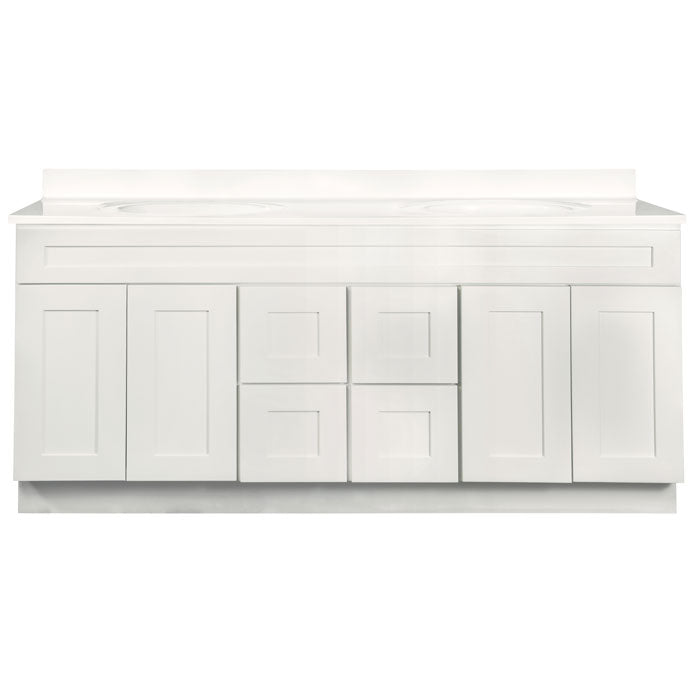 Shaker White Vanity