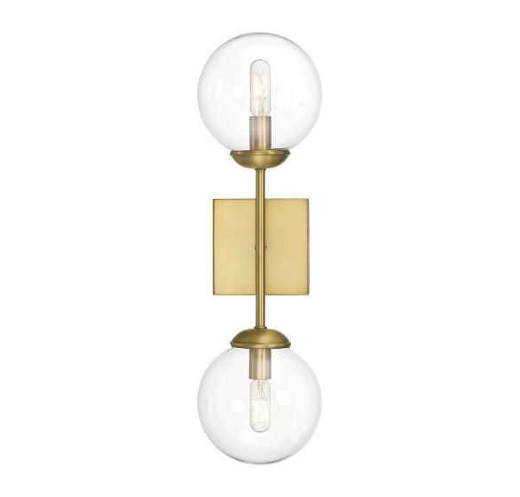 Bubbly Two Globe Sconce