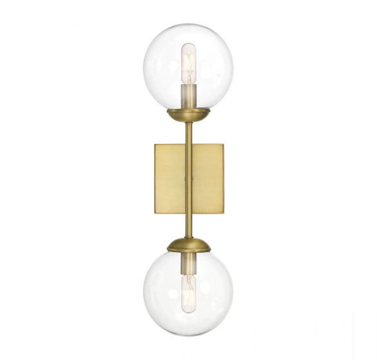 Bubbly Two Globe Sconce